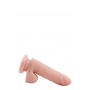 Dubultā blīvuma dildo 14,5cm miesas krāsa - mr. DIXX