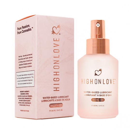 Water-based lubricant 200mg cbd - highonlove 100ml