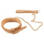 Collar plus leash vegan