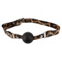 Ball gag in a leopard print design - Excellent Power