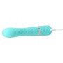 Rabbit vibrator with rotating shaft blue - pillow talk