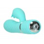 Rabbit vibrator with rotating shaft blue - pillow talk