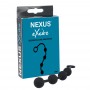 Nexus - excite medium silicone anal beads black