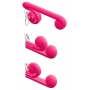 Dubultas stimulācijas vibrators Rozā - Snail vibe