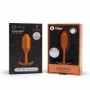 Smags anālais aizbāznis oranžs - B-vibe - snug plug 2