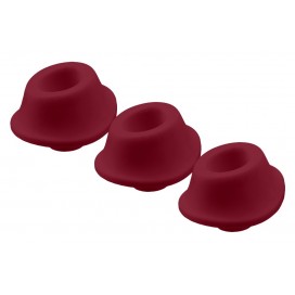 W-heads 3x M bordeaux