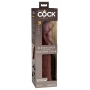 Topelt tihedusega dildo 29,5 cm pruun - KING COCK Elite