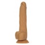 9" thrusting dong rc caramel