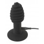 Black velvets twist butt plug