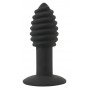 Black velvets twist butt plug