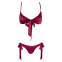 Bra and briefs red l/xl