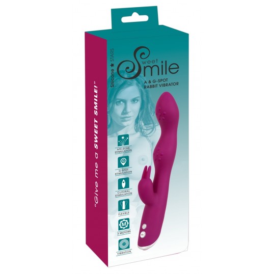 Truša vibrators ar stimulējošu tekstūru - Sweet smile