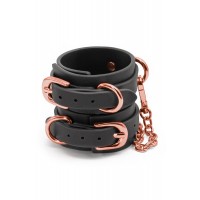 BONDAGE COUTURE WRIST CUFFS BLACK