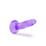 Imemiskinnitusega dildo 14cm lilla - B YOURS PLUS HARD AND HAPPY