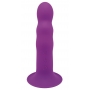 Topelt tihedusega vibreeriv dildo 18cm lilla - Hitsen 3 Vibe