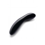Kristāla dildo G-punktam melns - LE WAND - BLACK OBSIDIAN
