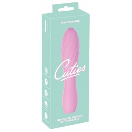 Mini Vibrators ar stimulējošu tekstūru - Cuties rozā