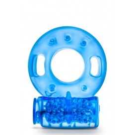 STAY HARD REUSABLE COCK RING BLUE