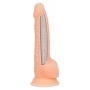 Dubulta blīvuma dildo 20cm miesaskrāsas - Naked Addiction