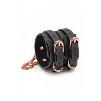 BONDAGE COUTURE ANKLE CUFFS BLACK