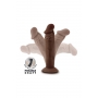 Trīskāršā blīvuma dildo 16cm miesas krāsa - dr. SKIN PLUS