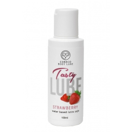 Ūdens bāzes lubrikants ar zemeņu garšu 100 ml - Tasty Lube
