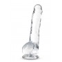 NATURALLY YOURS 8" CRYSTALLINE DILDO DIAMOND