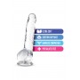 NATURALLY YOURS 8" CRYSTALLINE DILDO DIAMOND