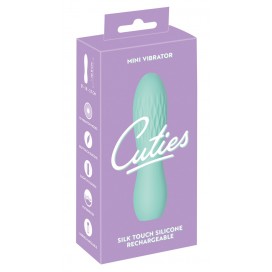 Mini Vibrators ar stimulējošu tekstūru - Cuties zaļš