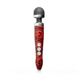 Doxy - Die Cast 3R Rechargeable Wand Massager Rose Pattern