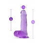 Dildo munanditega 18,4cm lilla - B Yours Plus Rock N' Roll
