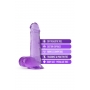 Dildo munanditega 18,4cm lilla - B Yours Plus Rock N' Roll