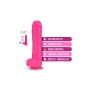 NEO 11 INCH DUAL DENSITY DILDO NEON PINK