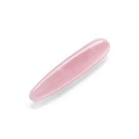Kristāla dildo rozā - LE WAND - ROSE QUARTZ