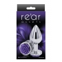 Anālais aizbāznis ar rozes dizainu M violets - REAR ASSETS ROSE