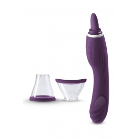 Liikuvate keeltega pump/Vibraator - INYA TRIPLE DELIGHT lilla