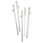 Glass Drinking Straw Willy x 4