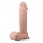 Vibrējošs dildo ar tālvadības pulti 20cm miesas krāsa - dr. SKIN SILICONE dr. DYLAN