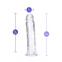Dildo 24cm läbipaistev - B Yours Plus Thrill N' Drill