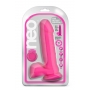 Topelt-tihedusega dildo munanditega 20,3cm roosa - NEO
