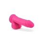 Topelt-tihedusega dildo munanditega 20,3cm roosa - NEO