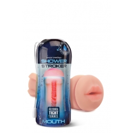 Dušas masturbators ar ūdens aktivizētu lubrikāciju - HAPPY ENDING - SHOWER STROKER