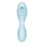 Mitmefunktsionaalne stimulaator rakenduse juhtimisega sinine - SATISFYER CURVY TRINITY 5+