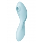 Mitmefunktsionaalne stimulaator rakenduse juhtimisega sinine - SATISFYER CURVY TRINITY 5+
