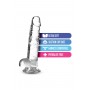 NATURALLY YOURS 7" CRYSTALLINE DILDO DIAMOND