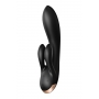 Вибратор-кролик - SATISFYER DOUBLE FLEX чёрный