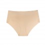 Bye Bra - Invisible High Brief Nude + Black S