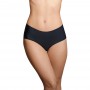 Bye Bra - Invisible High Brief Nude + Black S