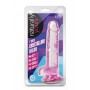 NATURALLY YOURS 7" CRYSTALLINE DILDO ROSE