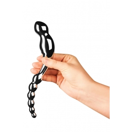 Tekstuuriga metallist dildo - Le wand - swerve Tekstuuriga metallist dildo - Le wand - swerve
